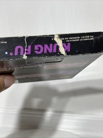 NES Kung Fu 5 Screw/Hang Tab CIB NINTENDO NICE 🔥