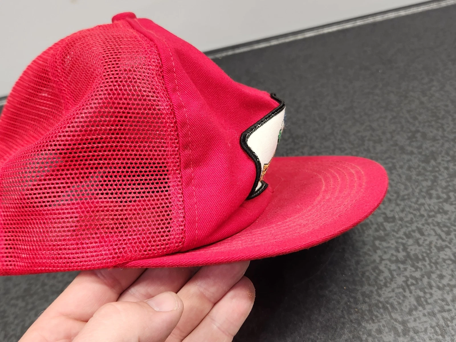 Vtg K-Product Indianapolis Motor Speedway Trucker Snapback Hat Cap USA Made READ - product detail image 3