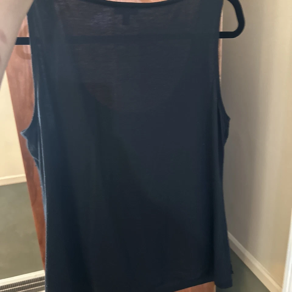 Vintage Y2K Talbots Gold Sequin Bling Tank Top Sz L Goth Chic Emo Whimsigoth - Image 4 of 4