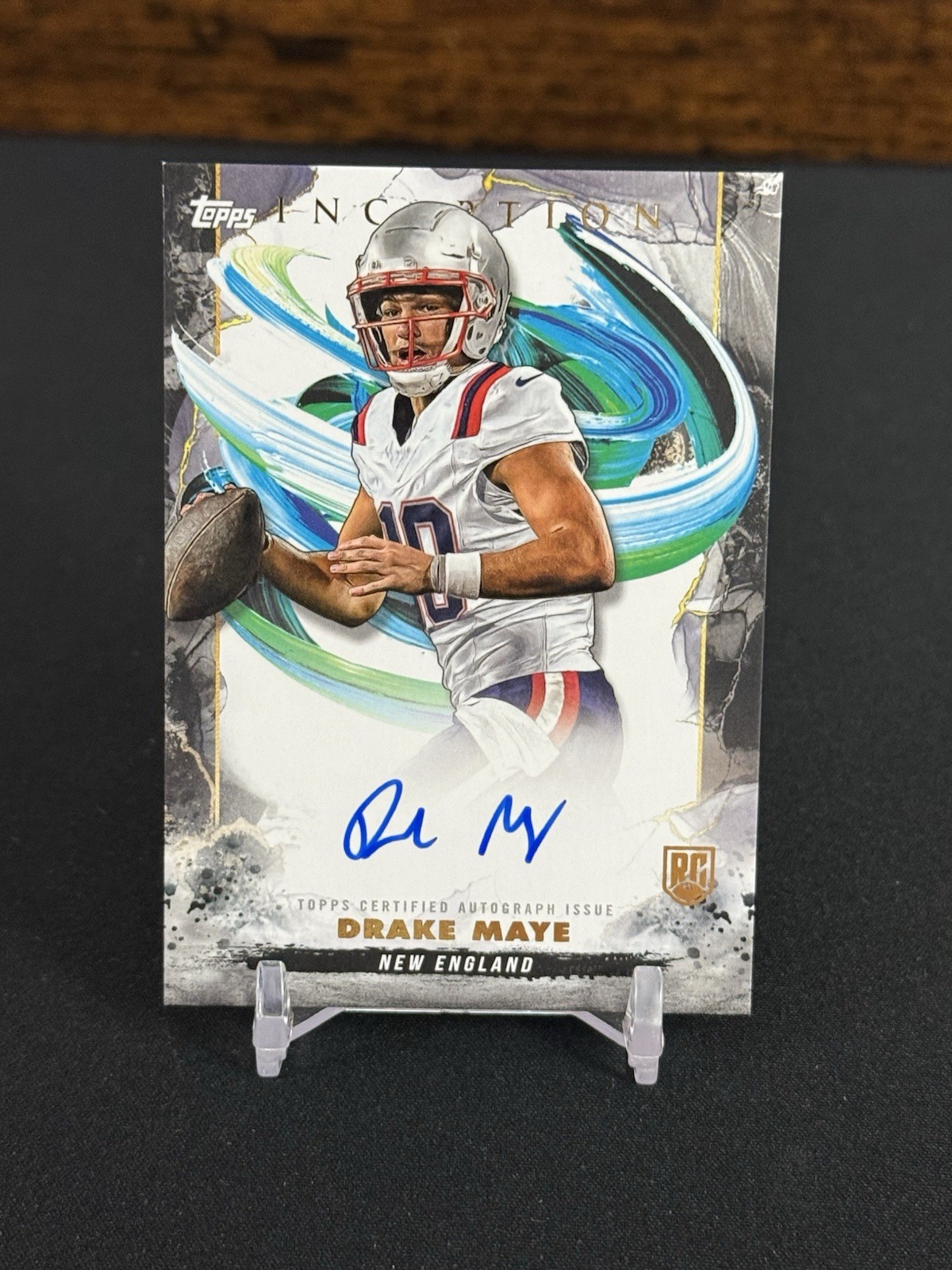 2024 Topps Inception Drake Maye Rookie Autographs RC On-Card Auto #RA-DM 📈