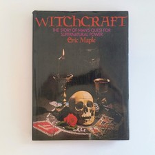 Witchcraft Eric Maple 1973 Vintage Occult History Supernatural Hardback Book
