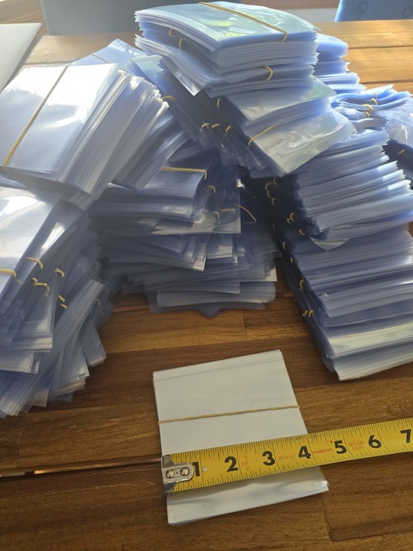 PVC Preforated Tamper Proof Shrink Bands. Various Sizes, Bulk/Wholesale Price