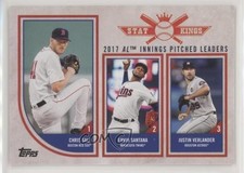 2018 Big League Stat Kings Trio Justin Verlander Ervin Santana Chris Sale 0l2
