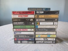 lot of 21 audio music rock /pop Cassette tapes untested Neil Young -yes -u2-