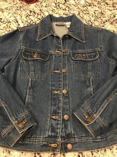 Women's Vintage 90's Bill Bass Light Blue Denim Button Up Jean Jacket Size Small