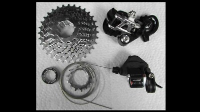 Microshift 9 speed shifters Marvo LE, cassette Falcon and derailleur RD-M62