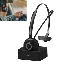 Wireless Headset Truck Driver Noise Cancelling Bluetooth Earphone w/ Microphone