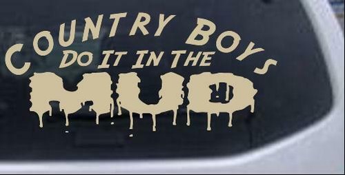 Calcomanía Country Boys Do It In the Mud Calcomanía Ventana Coche o Camión Laptop Calcomanía Pegatina - Imagen 5 de 32