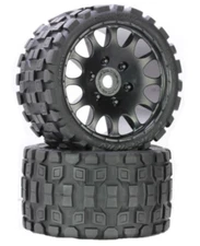 Powerhobby Scorpion Belted 17mm Monster Truck Wheels/Tires - Sport Compound