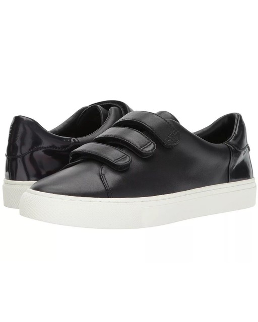 New NIB Tory Burch Sport Calf Leather Colorblock Strap Sneakers Black Size 10.5 | eBay