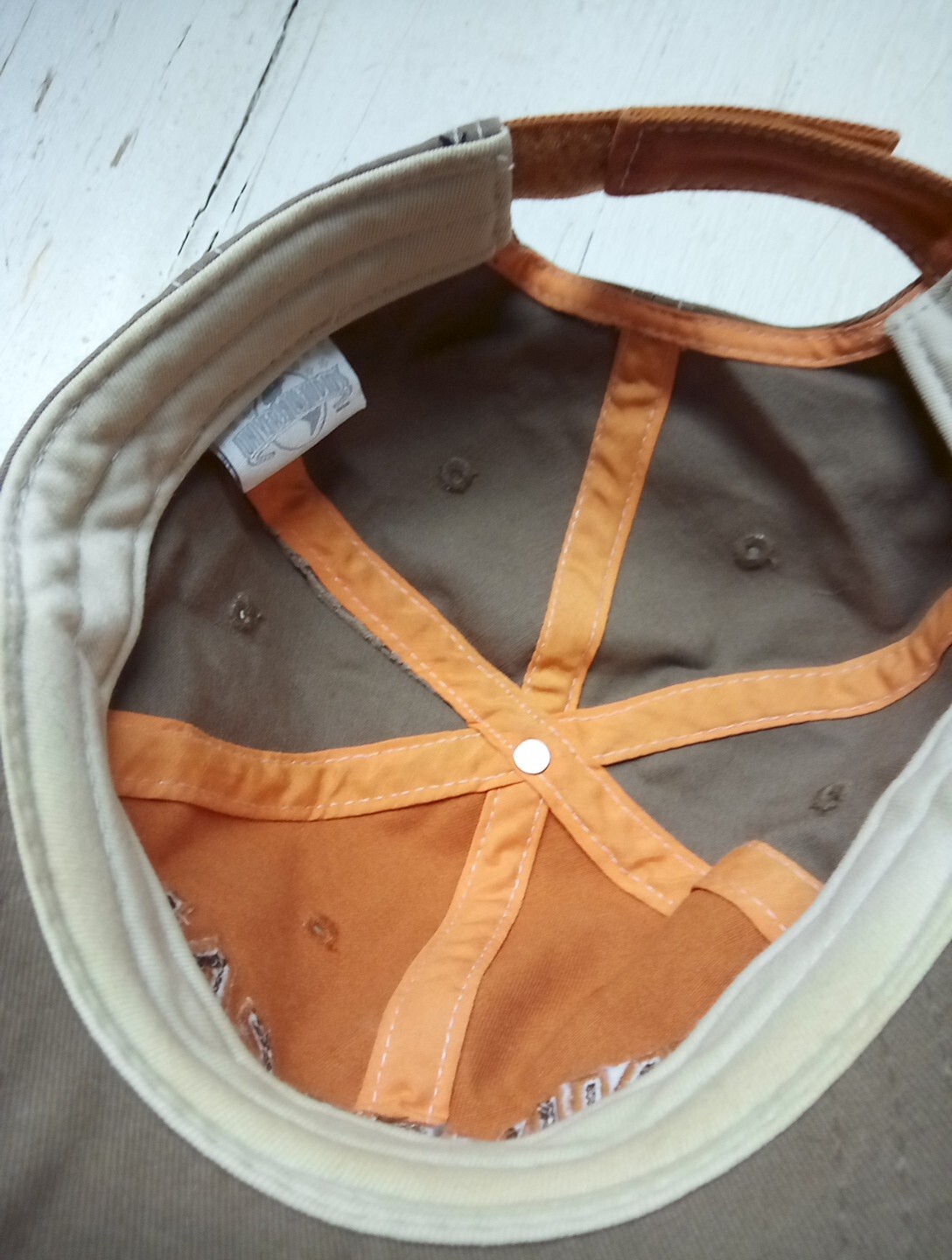 Universal Studios Adjustable Hat Cap Orange Tan S… - image 3