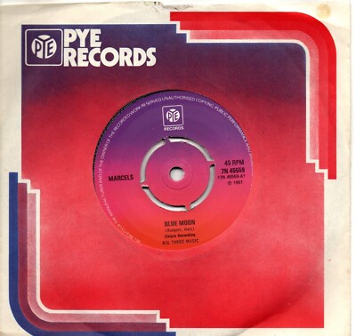 Marcels (The):Blue moon/Big Dee Irwin-Swinging on a star:UK Pye:Re-Issue