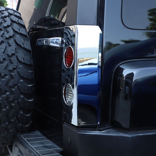 Lámpara cubierta trasera cromada plateada ABS para automóvil para Hummer H3 2005-2009 - Imagen 20 de 20