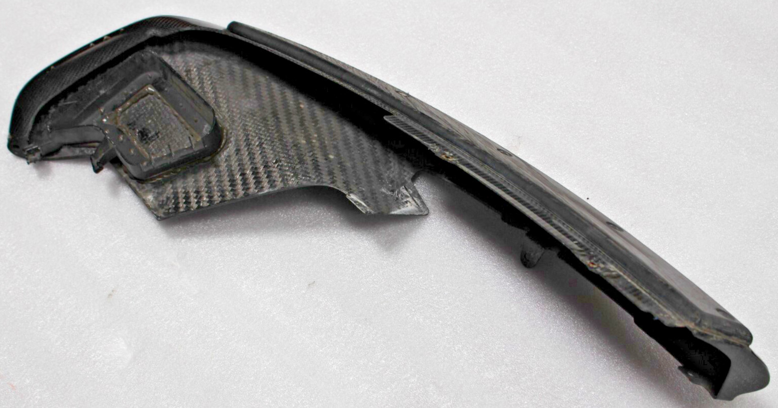 McLaren 570S, LH, Left, Carbon Fiber, Front Bumper Lip, Used, P/N 13A5281CP