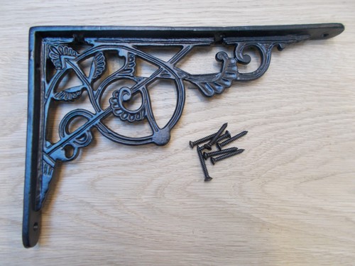 Cast Iron SHELF BRACKET wall shelf bracket cistern toilet sink metal chic - Picture 12 of 20