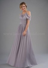 NWT Jasmine Bridesmaid Dresses w/ Cold Shoulder Chiffon