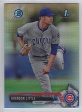Brendon Little REFRACTOR 2017 Bowman Chrome Draft BDC-188 Cubs