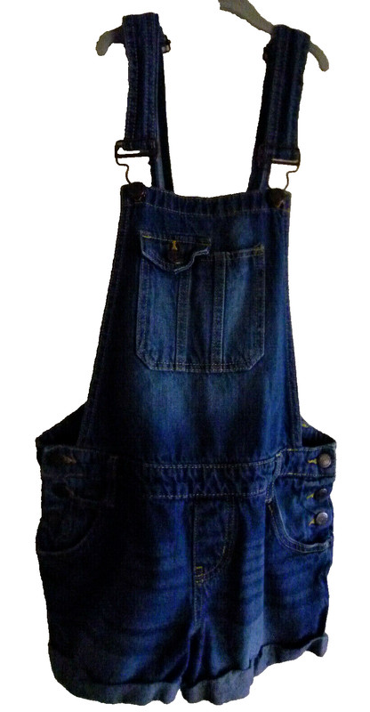 **L.E.I.** Junior's Girl's Denim Shorts Overalls Size ((M)) 100% Cotton.