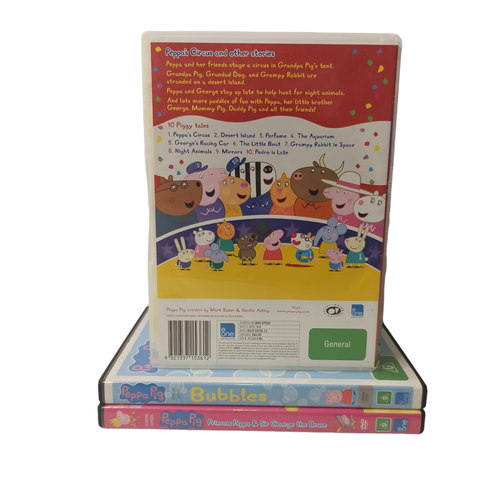 Peppa Pig DVD Bundle Lot Children Kids Family Animation Adventure Animal Stories - Picture 2 of 24
