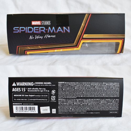 Mafex No. 194 Spider-Man Upgraded Suit No Way Home Medicom Figure New Sealed - Picture 5 of 5