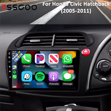 For Honda Civic Hatchback 2005-2011 9''Carplay Android 13 Car Stereo Radio GPS