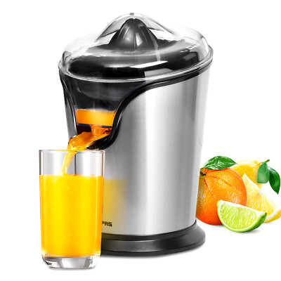 Zitrusentsafter Orange Pressmaschine 100 W elektrische Maschine Zitronensaft Presse Geepas 