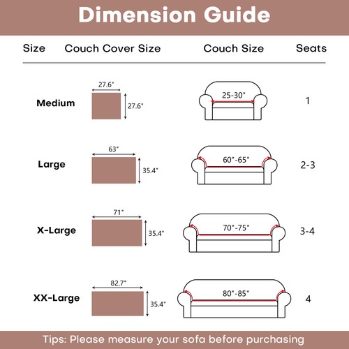 Soft Corduroy Sectional Sofa Couch Cover Multi-Size for Armrest Loveseat 3 Seats - Picture 35 of 40