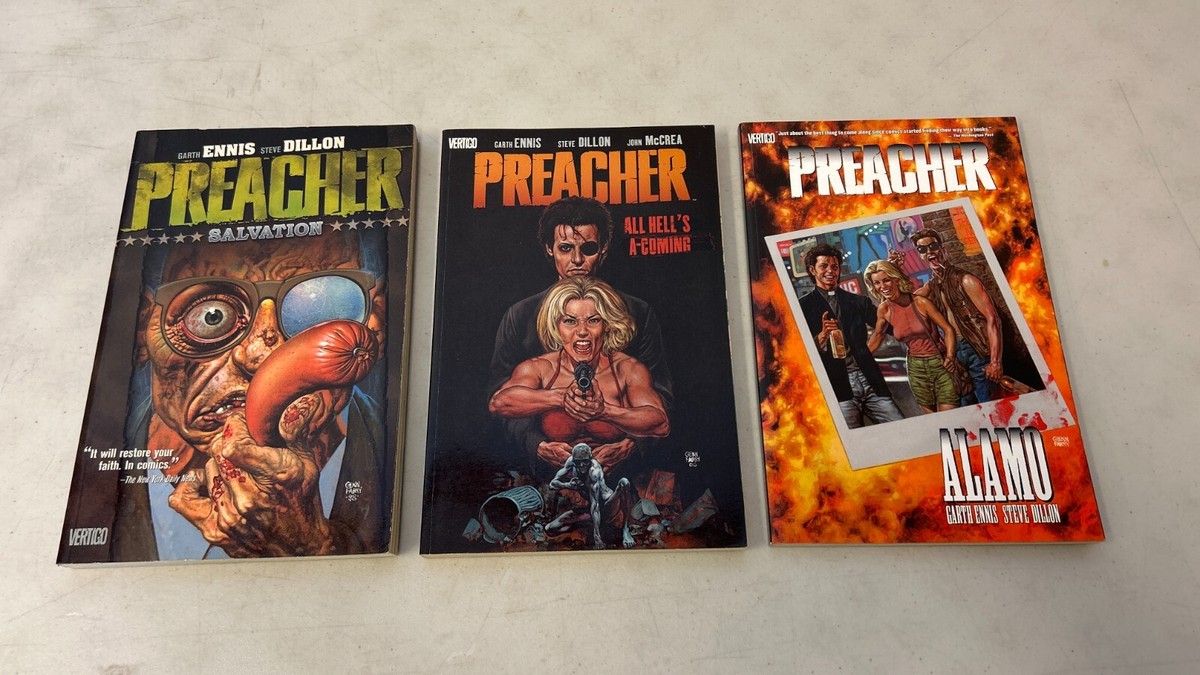洋書 PREACHER Complete Garth Ennis Preacher Vol. 1-9 Paperback Complete Series Garth Ennis | eBay