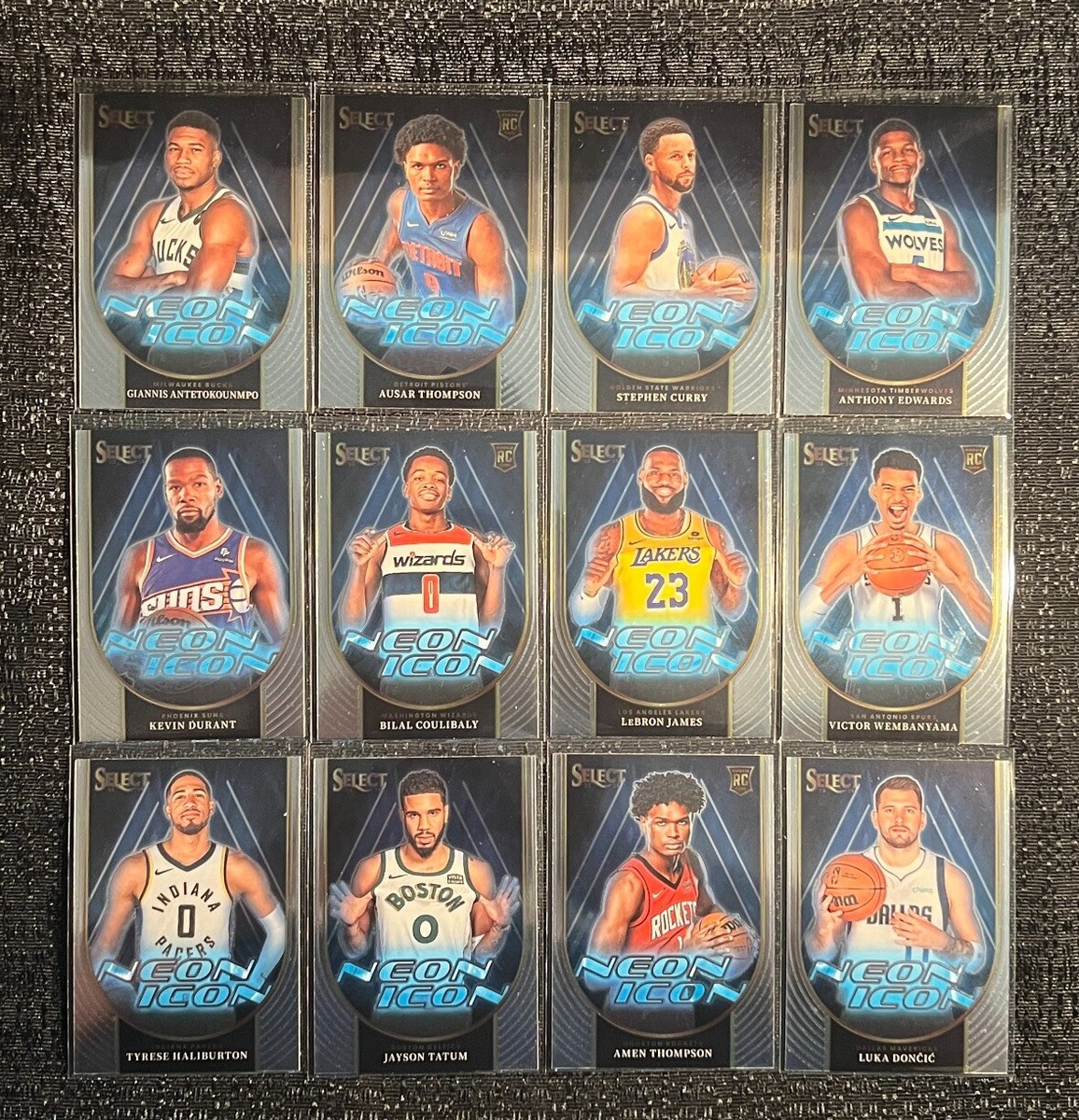 2023-24 Panini Select Neon Icon Complete Your Set You Pick