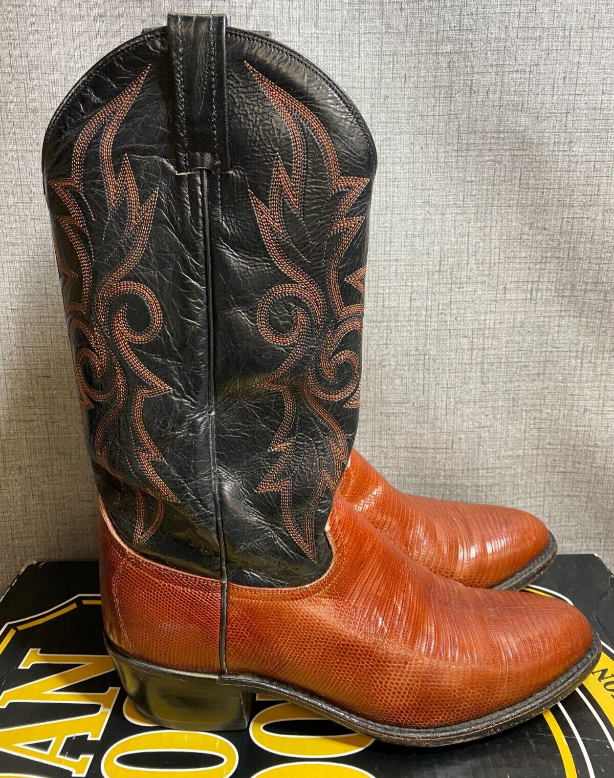 Dan Post Teju Lizard Boots 8.5EW - image 1