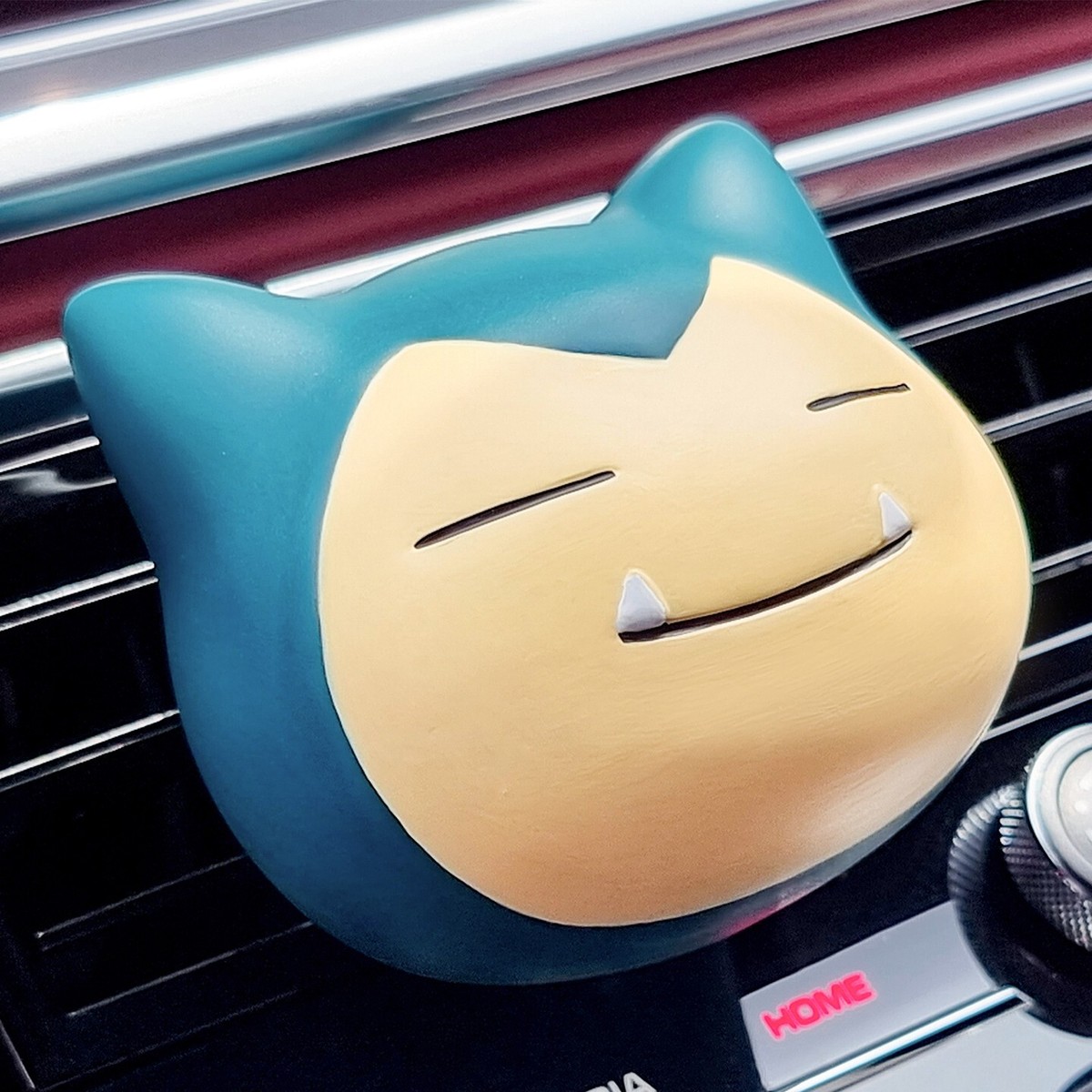 Pokemon Snorlax Figure Car Room Air Freshener Vent Clip Car