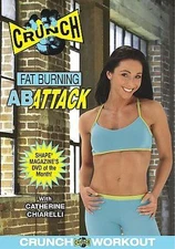 NEW SEALED CRUNCH FAT BURNING AB ATTACK DVD CATHERINE CHIARELLI + FREE SHIPPING