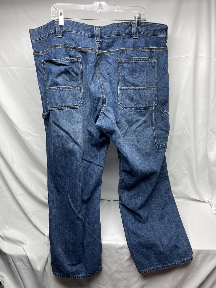 Ridgecut Men’s Toughwear Classic Straight Jeans Blue Stretch Denim 44x30 Work eBay