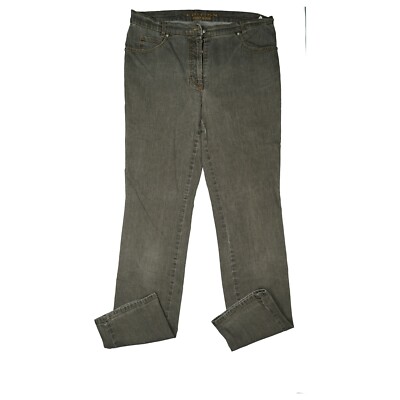 Gerry Weber Ladies Stretch Jeans Trousers Straight Leg High Rise Gr 1420.2oz W32