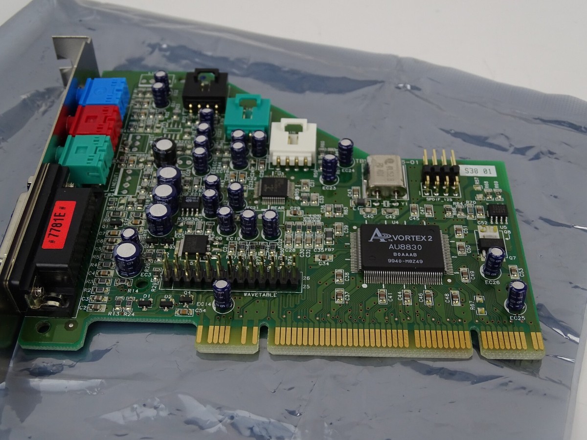 Turtle Beach Montego II Aureal Vortex 2 AU8830 PCI Sound Card DOS