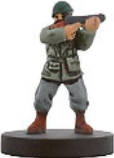 Axis  Allies miniatures 1x x1 Resourceful Hero D-Day NM with card