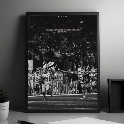 Ohio State Buckeyes Win 2025 CFP Poster