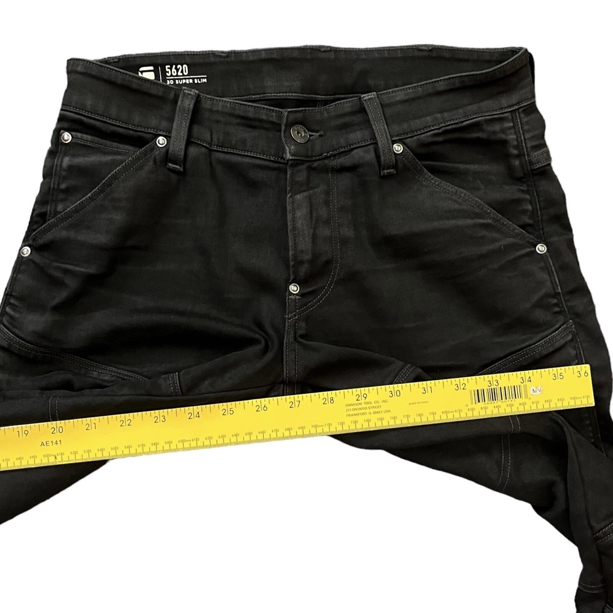 G STAR RAW 5620 3D Super Slim Slander Black Superstretch