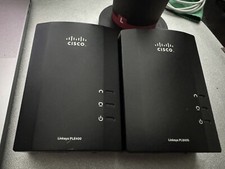 Cisco Linksys Powerline Ethernet Adapter Model PLE400 Lot Of 2