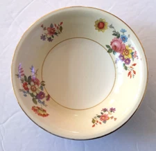 Homer Laughlin China Eggshell Nautilus N1581 Floral - 5-1/4" BERRY DESSERT BOWL