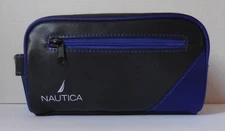 Nautica Top Zip Travel Kit Toiletry Bag Organizer Mens Navy/Royal Small