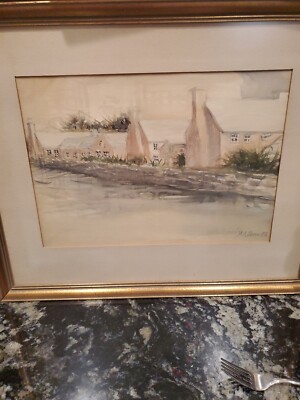 Signed Original Watercolor Painting by M A. PHILLIPS 