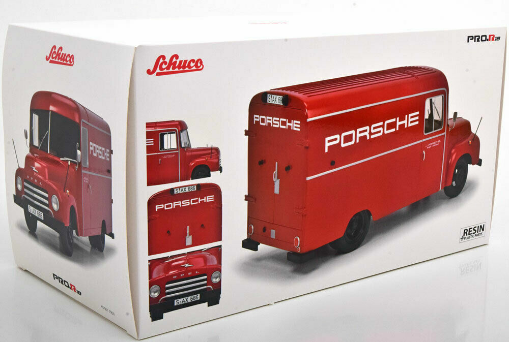 Schuco Opel Blitz 1.75t Porsche Dark Red 1:18*New Release! | eBay