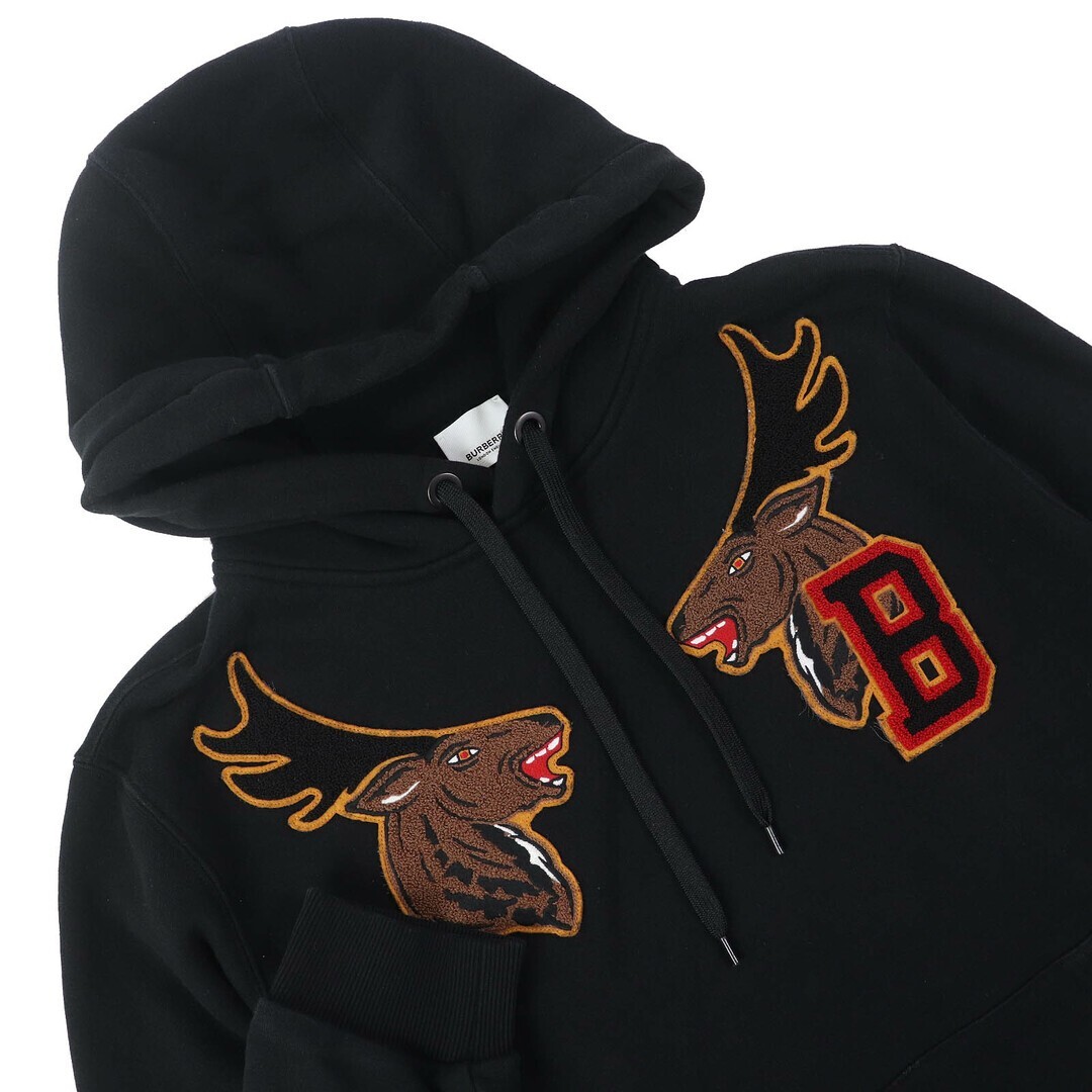 BURBERRY Carson Varsity Appliqué Cotton Men's Hoodie Size M | eBay