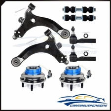 Control Arm Front Wheel Bearing Tie Rod Kit Fits Impala Regal Monte Carlo Lower