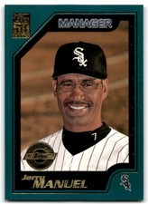 2001 TOPPS HOME TEAM ADVANTAGE JERRY MANUEL CHICAGO WHITE SOX #327