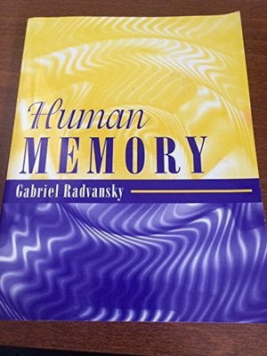 Human Memory by Radvansky, Gabriel A. Paperback / softback Book The Fast Free
