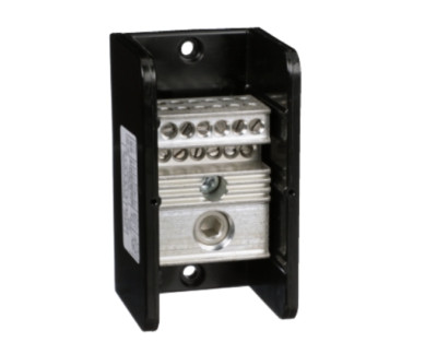 9080LBA165112 Power Distribution Block, Linergy, 1 Pole, 1 Line, 12 Load, Used