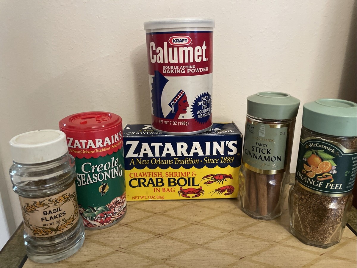 Lot of 6 Older Spices Some Vintage | eBay
