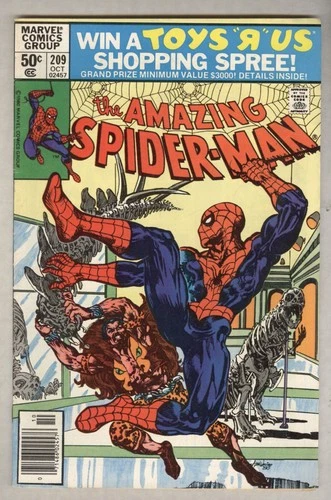 Amazing Spider-Man #209 October 1980 VG Spider-Woman, Kraven, Calypso